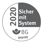 Gütesiegel: BG Sicher mit System 2020